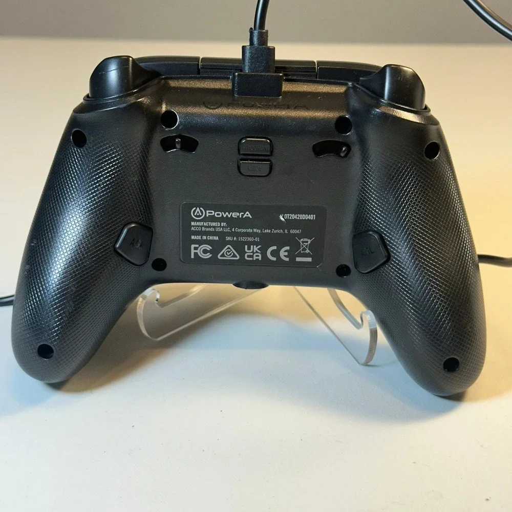 PowerA Wired Controller for Xbox One Series X S Custom RGB Lighting Black‎